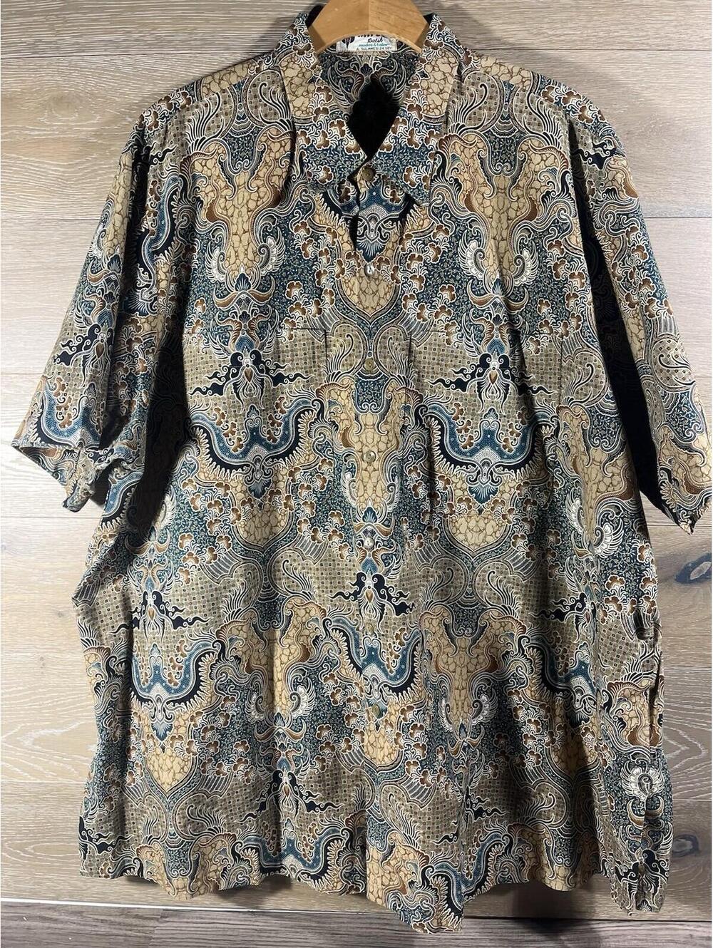Mirota Batik & Handicraft Surabaya Button Shirt Print Shirt 3XL